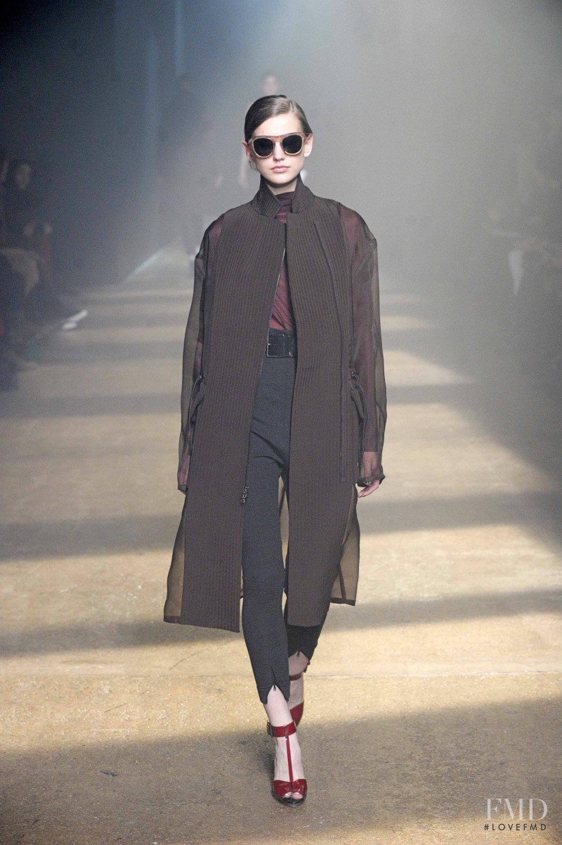 Joanna Koltuniak featured in  the 3.1 Phillip Lim fashion show for Autumn/Winter 2012