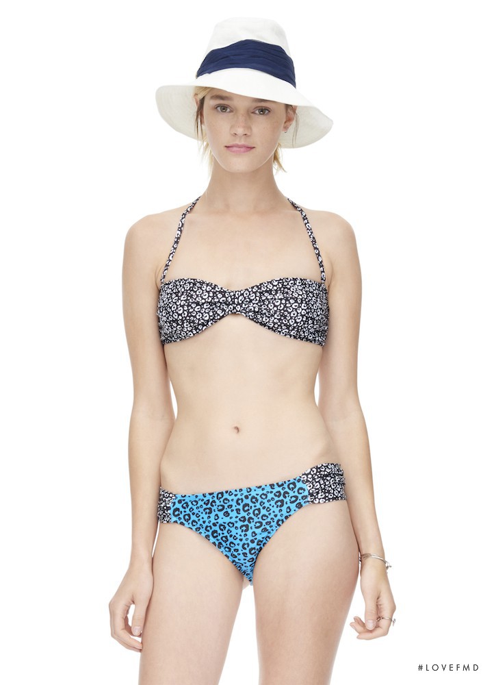Leila Goldkuhl featured in  the Rebecca Taylor x Giejo Swim catalogue for Spring/Summer 2015