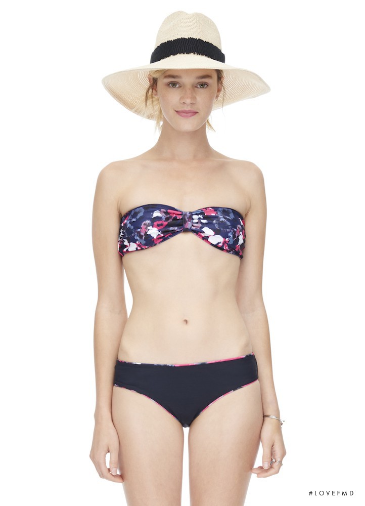 Leila Goldkuhl featured in  the Rebecca Taylor x Giejo Swim catalogue for Spring/Summer 2015