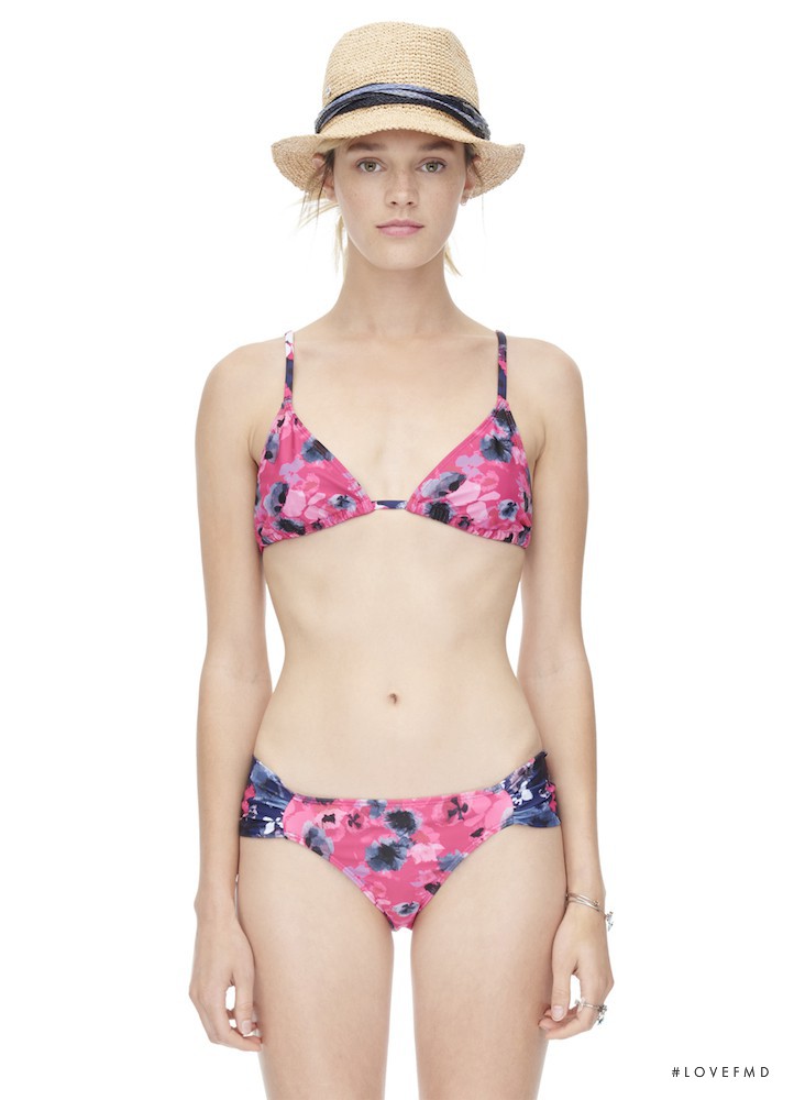 Leila Goldkuhl featured in  the Rebecca Taylor x Giejo Swim catalogue for Spring/Summer 2015