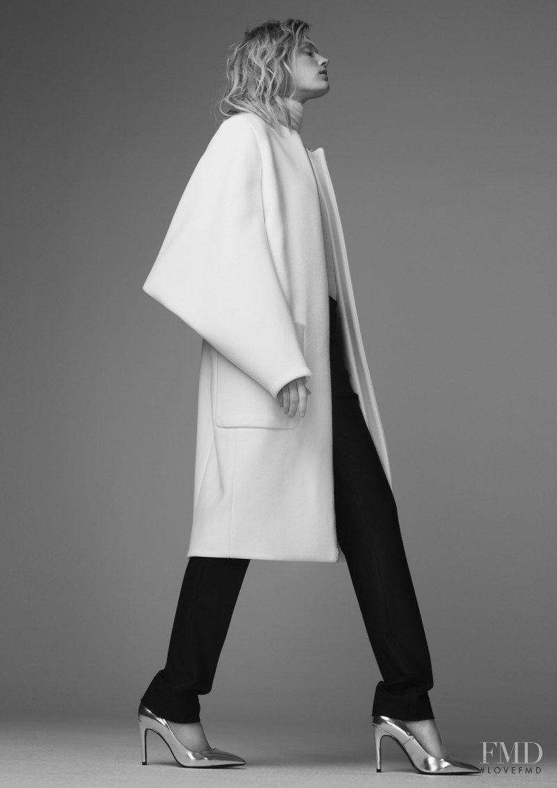 Leila Goldkuhl featured in  the Zaid Affas lookbook for Autumn/Winter 2015