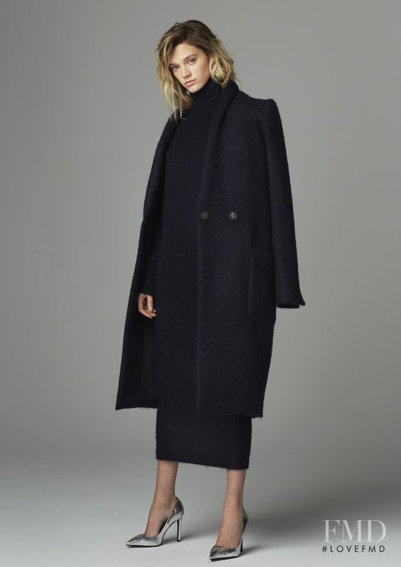 Leila Goldkuhl featured in  the Zaid Affas lookbook for Autumn/Winter 2015