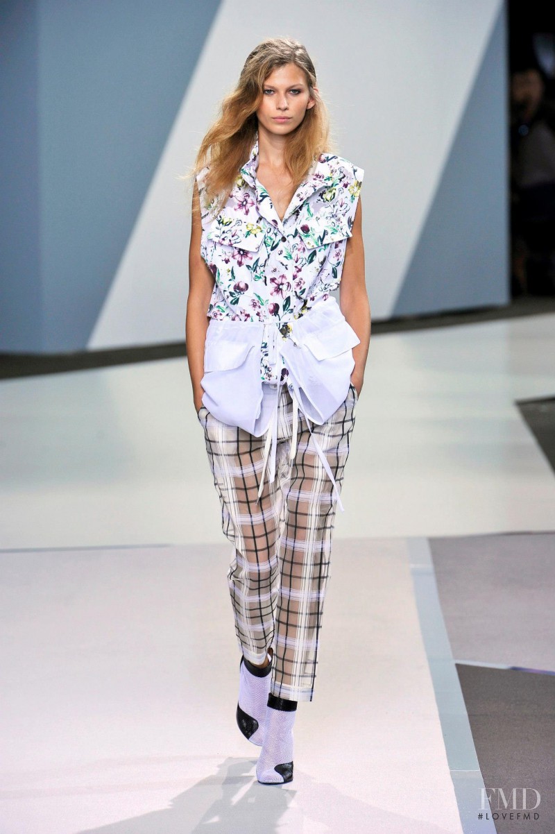 Monika Sawicka featured in  the 3.1 Phillip Lim fashion show for Spring/Summer 2013