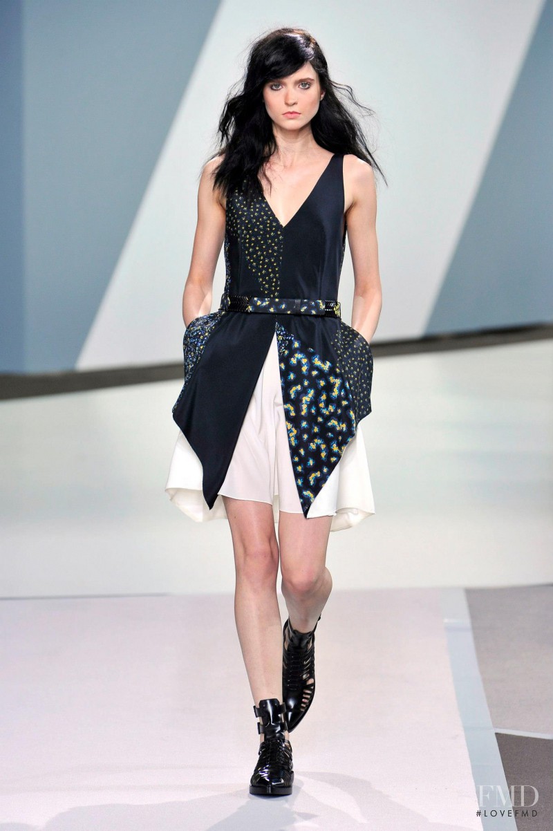 Agne Petkute featured in  the 3.1 Phillip Lim fashion show for Spring/Summer 2013