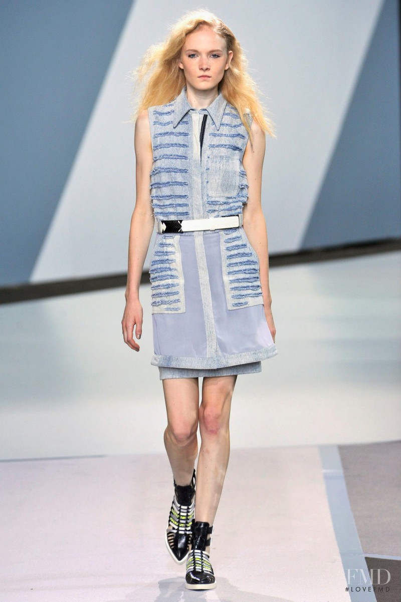 Maja Salamon featured in  the 3.1 Phillip Lim fashion show for Spring/Summer 2013