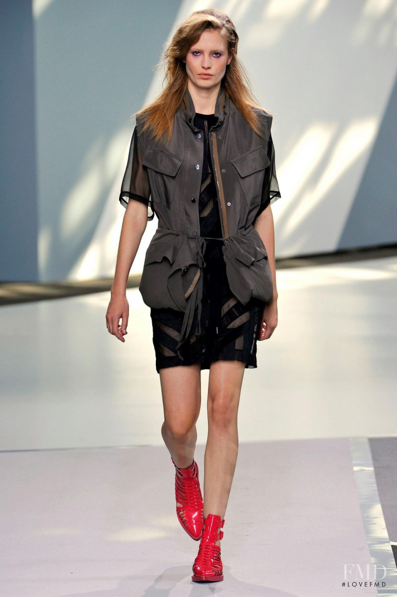 Nadja Bender featured in  the 3.1 Phillip Lim fashion show for Spring/Summer 2013