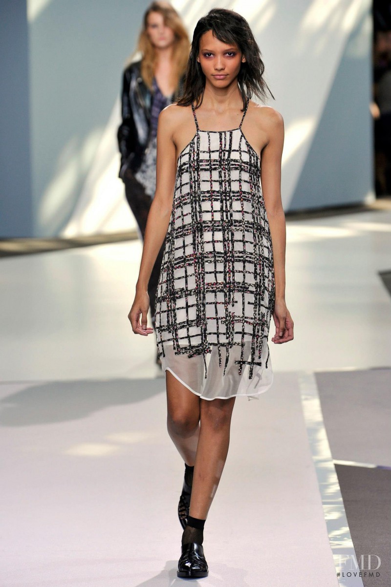 Cora Emmanuel featured in  the 3.1 Phillip Lim fashion show for Spring/Summer 2013