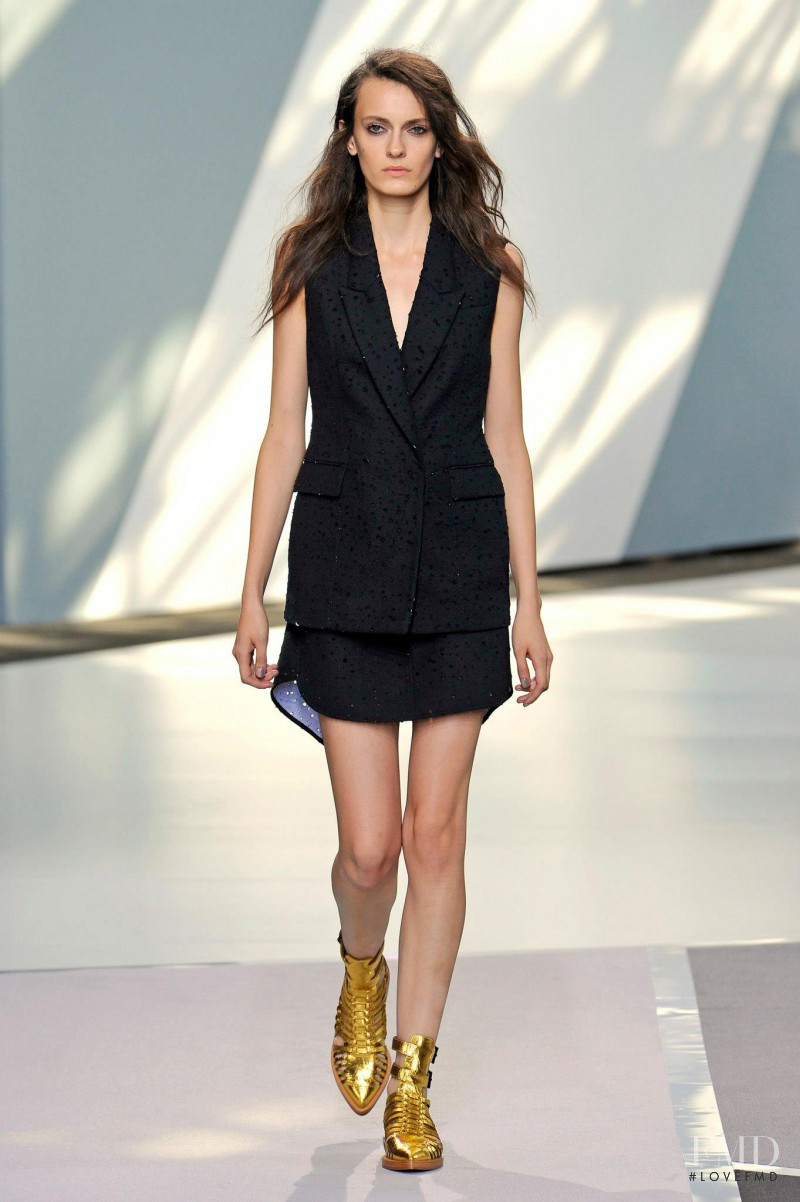 Erjona Ala featured in  the 3.1 Phillip Lim fashion show for Spring/Summer 2013