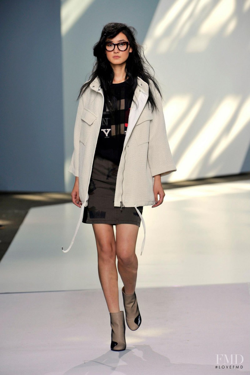 Lina Zhang featured in  the 3.1 Phillip Lim fashion show for Spring/Summer 2013