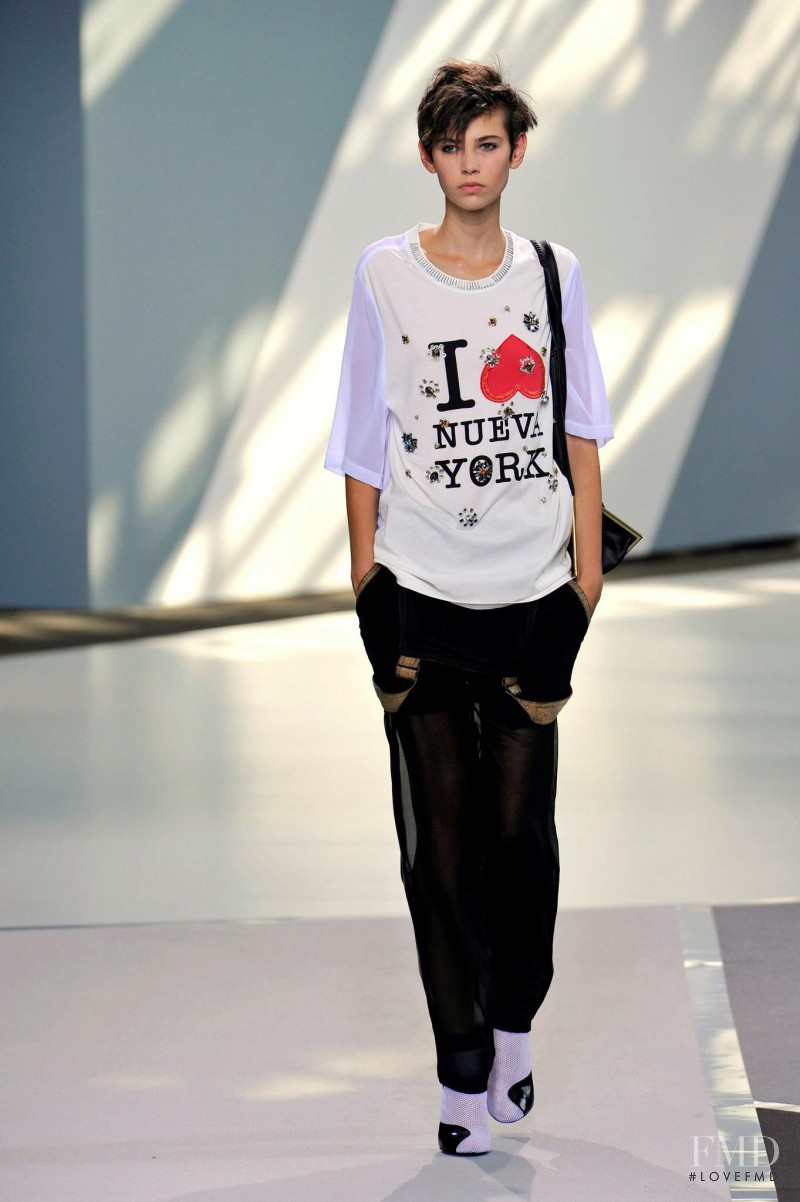 Amra Cerkezovic featured in  the 3.1 Phillip Lim fashion show for Spring/Summer 2013