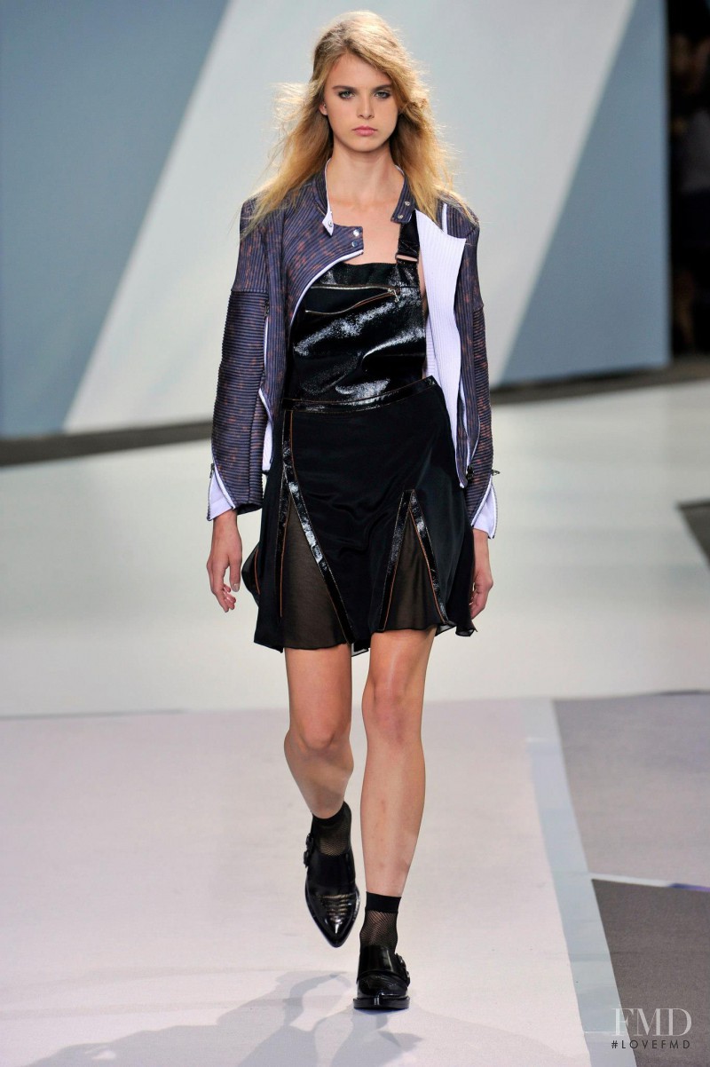 Ashley Scott featured in  the 3.1 Phillip Lim fashion show for Spring/Summer 2013
