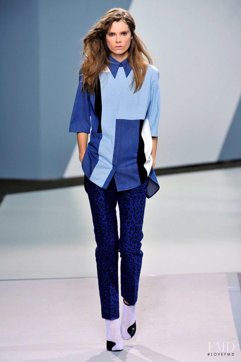 Caroline Brasch Nielsen featured in  the 3.1 Phillip Lim fashion show for Spring/Summer 2013
