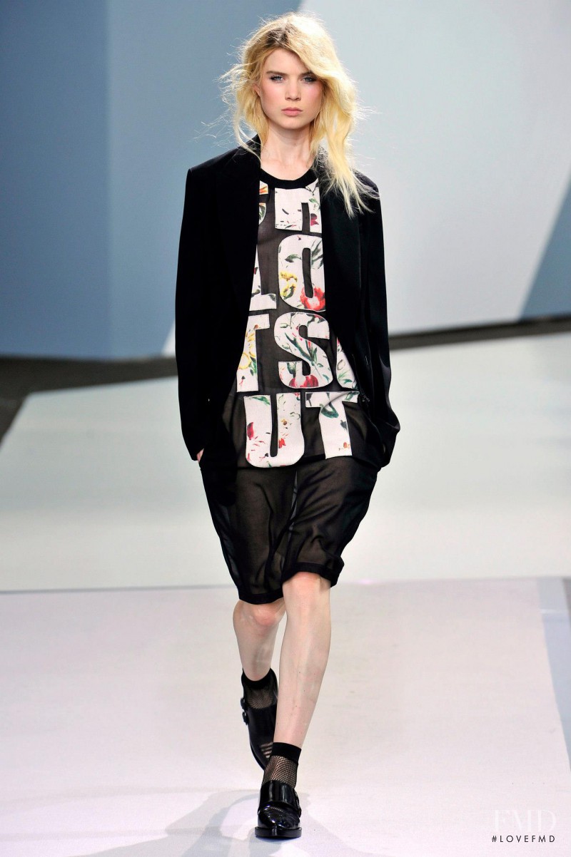 Elsa Sylvan featured in  the 3.1 Phillip Lim fashion show for Spring/Summer 2013
