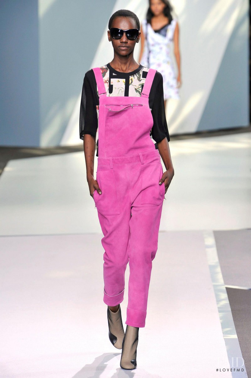 Herieth Paul featured in  the 3.1 Phillip Lim fashion show for Spring/Summer 2013