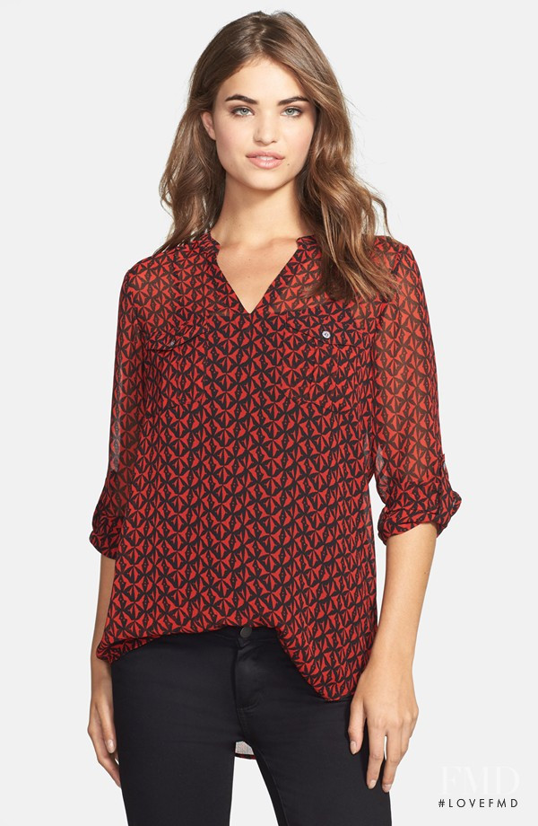 Robin Holzken featured in  the Nordstrom Pop In: I.T HK catalogue for Winter 2014