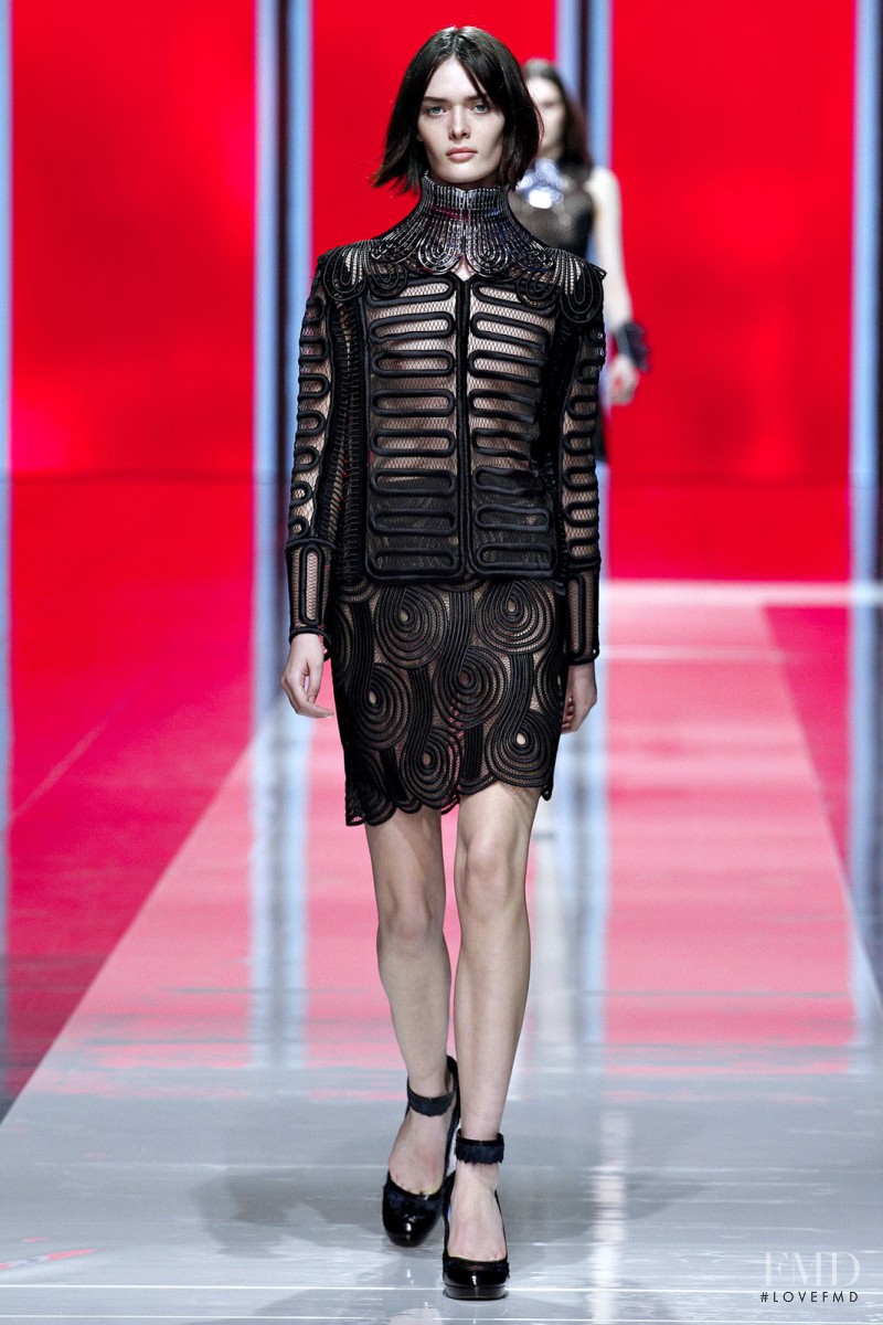 Sam Rollinson featured in  the Christopher Kane fashion show for Autumn/Winter 2013
