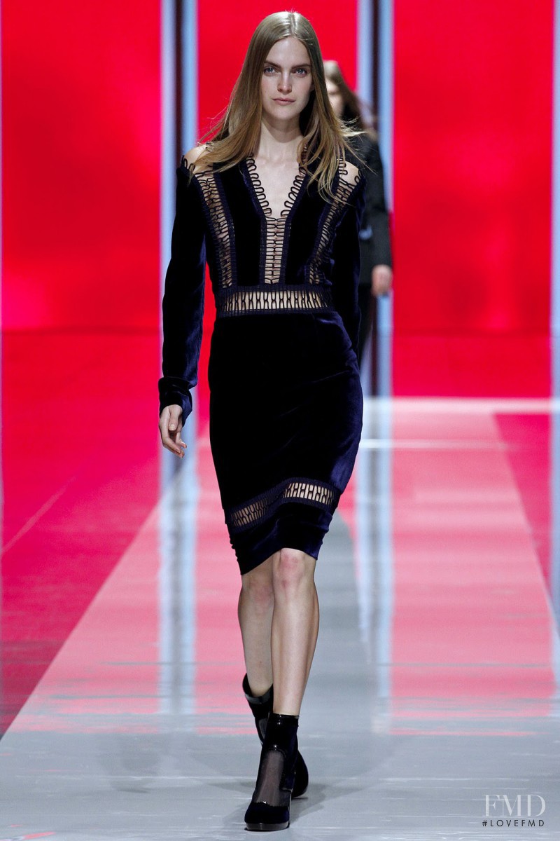 Mirte Maas featured in  the Christopher Kane fashion show for Autumn/Winter 2013
