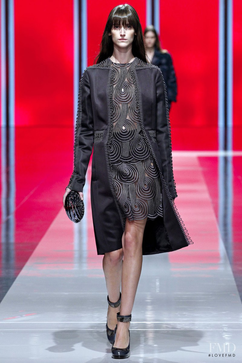 Daiane Conterato featured in  the Christopher Kane fashion show for Autumn/Winter 2013