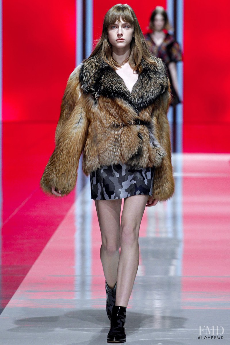 Gracie van Gastel featured in  the Christopher Kane fashion show for Autumn/Winter 2013