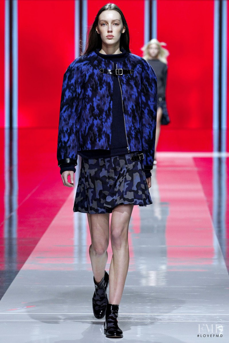 Kaila Hart featured in  the Christopher Kane fashion show for Autumn/Winter 2013