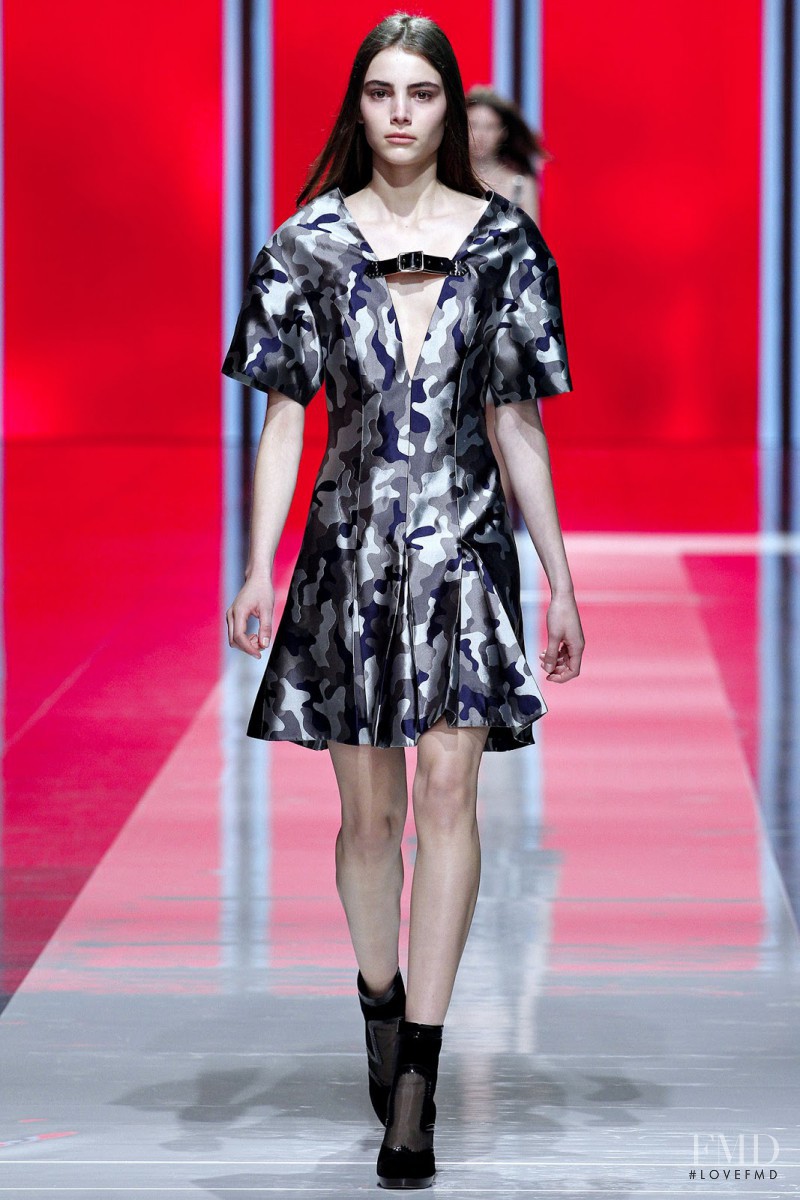 Romy Schönberger featured in  the Christopher Kane fashion show for Autumn/Winter 2013