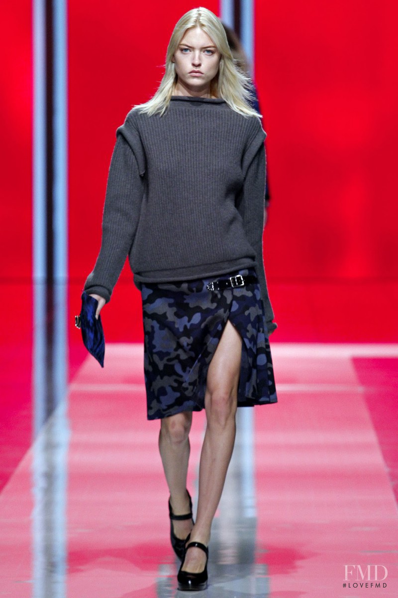 Martha Hunt featured in  the Christopher Kane fashion show for Autumn/Winter 2013