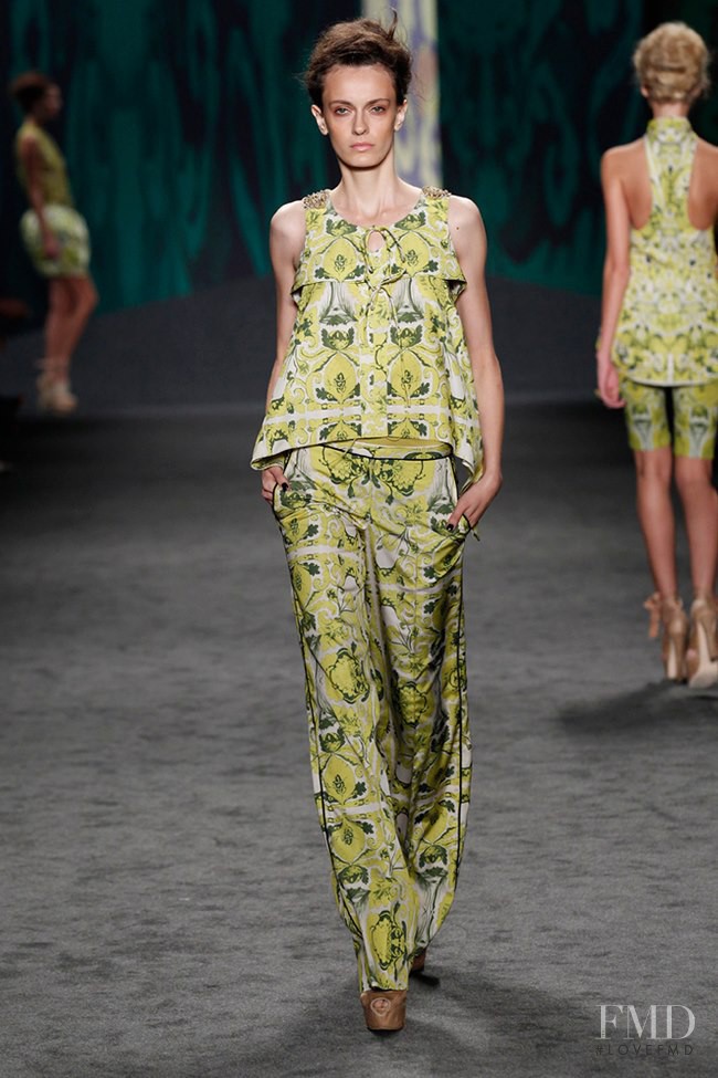 Erjona Ala featured in  the Vera Wang fashion show for Spring/Summer 2013
