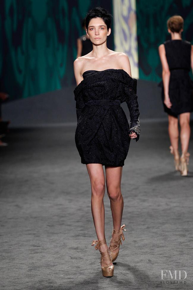 Janice Alida featured in  the Vera Wang fashion show for Spring/Summer 2013