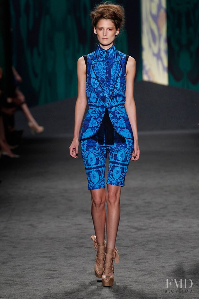 Marie Piovesan featured in  the Vera Wang fashion show for Spring/Summer 2013