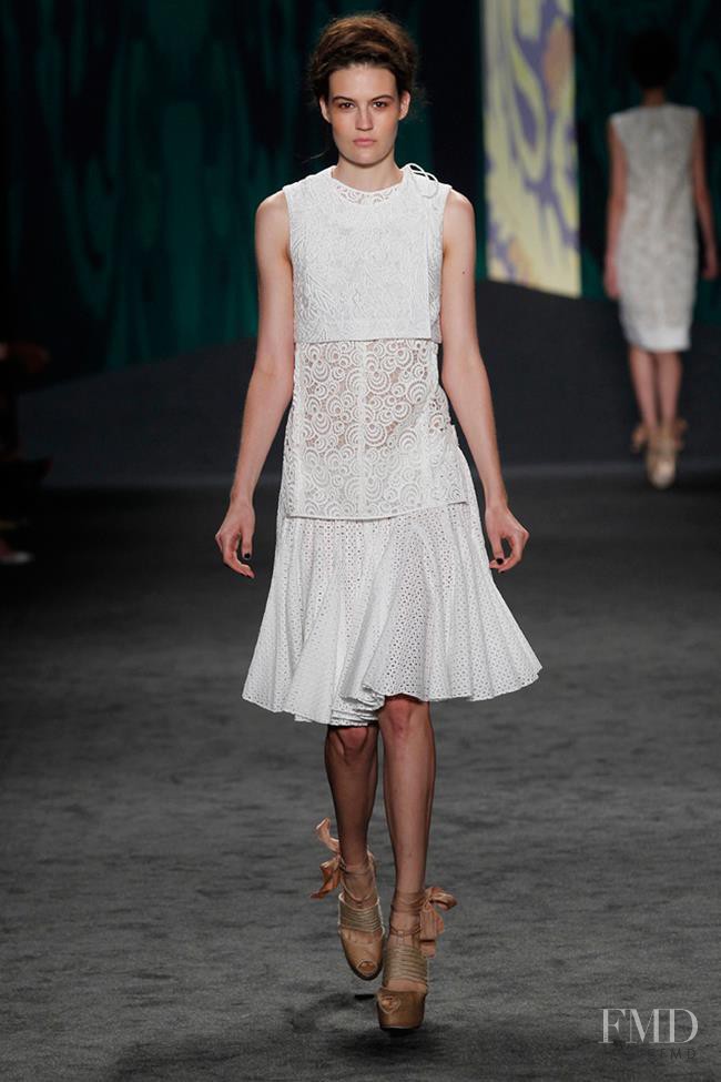Maria Bradley featured in  the Vera Wang fashion show for Spring/Summer 2013