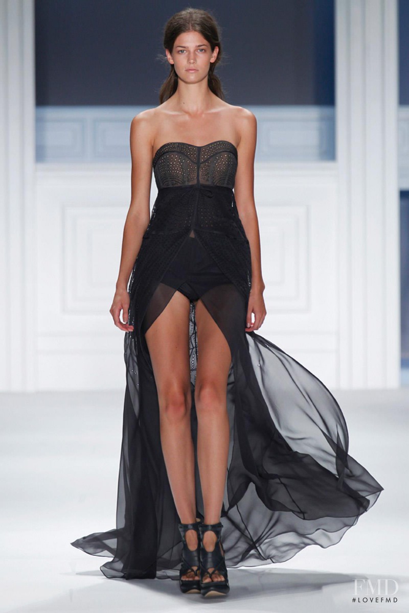 Kendra Spears featured in  the Vera Wang fashion show for Spring/Summer 2012