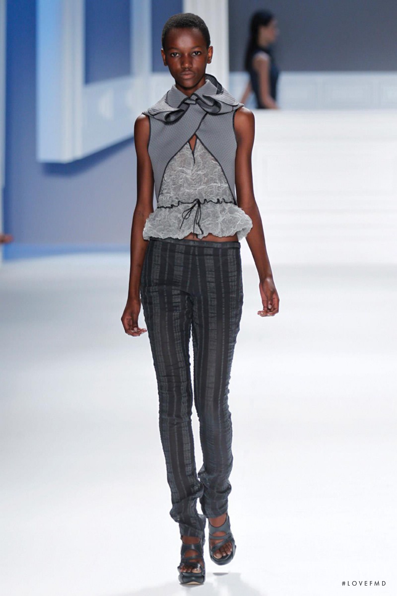 Herieth Paul featured in  the Vera Wang fashion show for Spring/Summer 2012