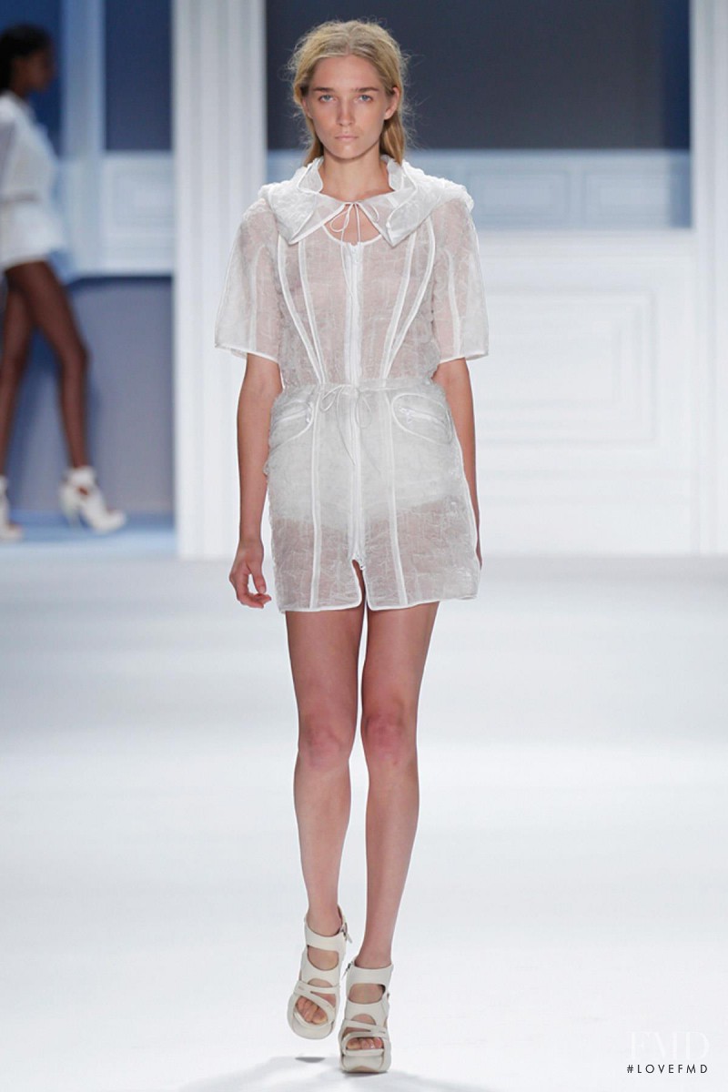 Janice Alida featured in  the Vera Wang fashion show for Spring/Summer 2012