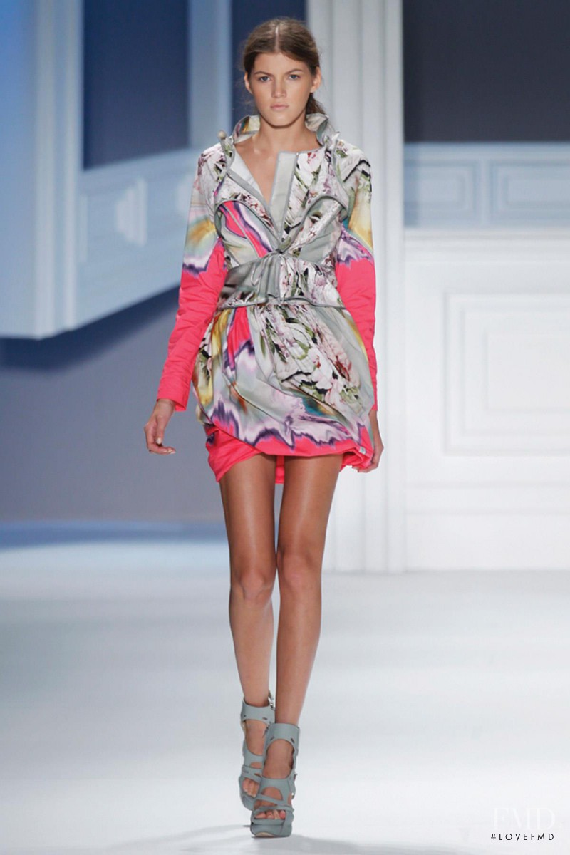 Valery Kaufman featured in  the Vera Wang fashion show for Spring/Summer 2012