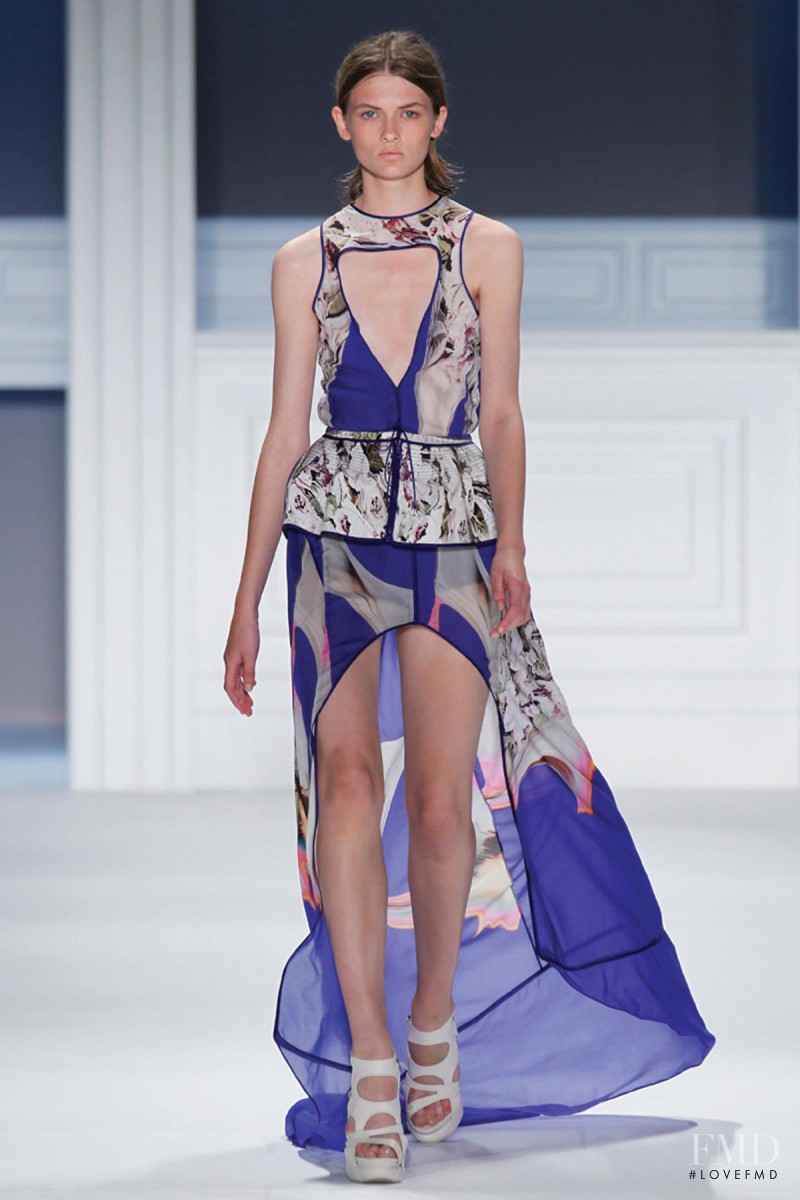 Lara Mullen featured in  the Vera Wang fashion show for Spring/Summer 2012