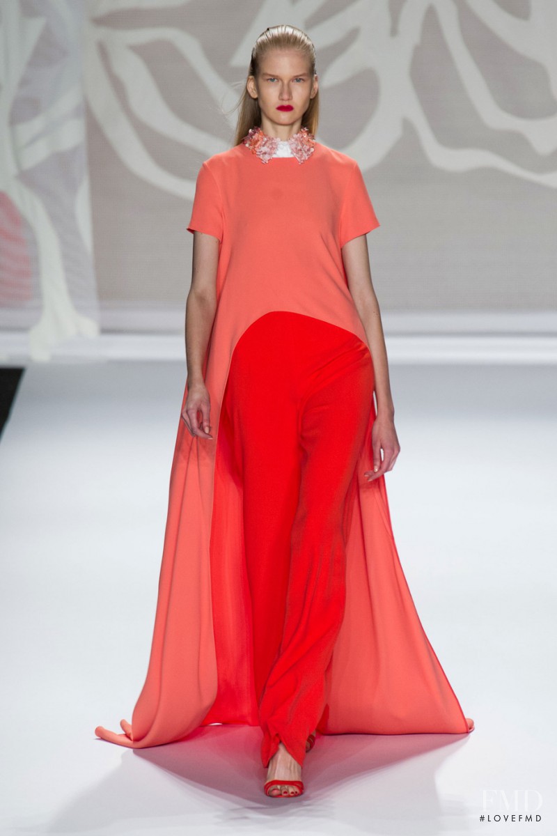 Monique Lhuillier fashion show for Spring/Summer 2014