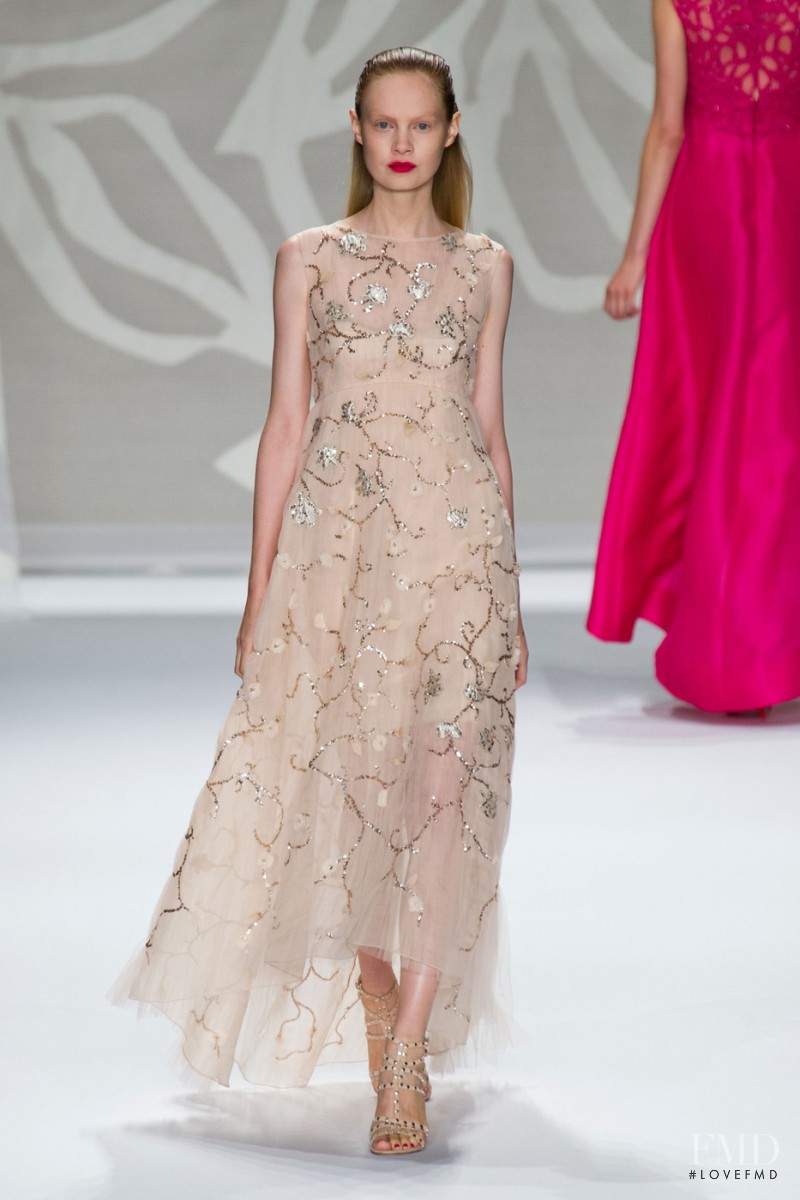 Monique Lhuillier fashion show for Spring/Summer 2014