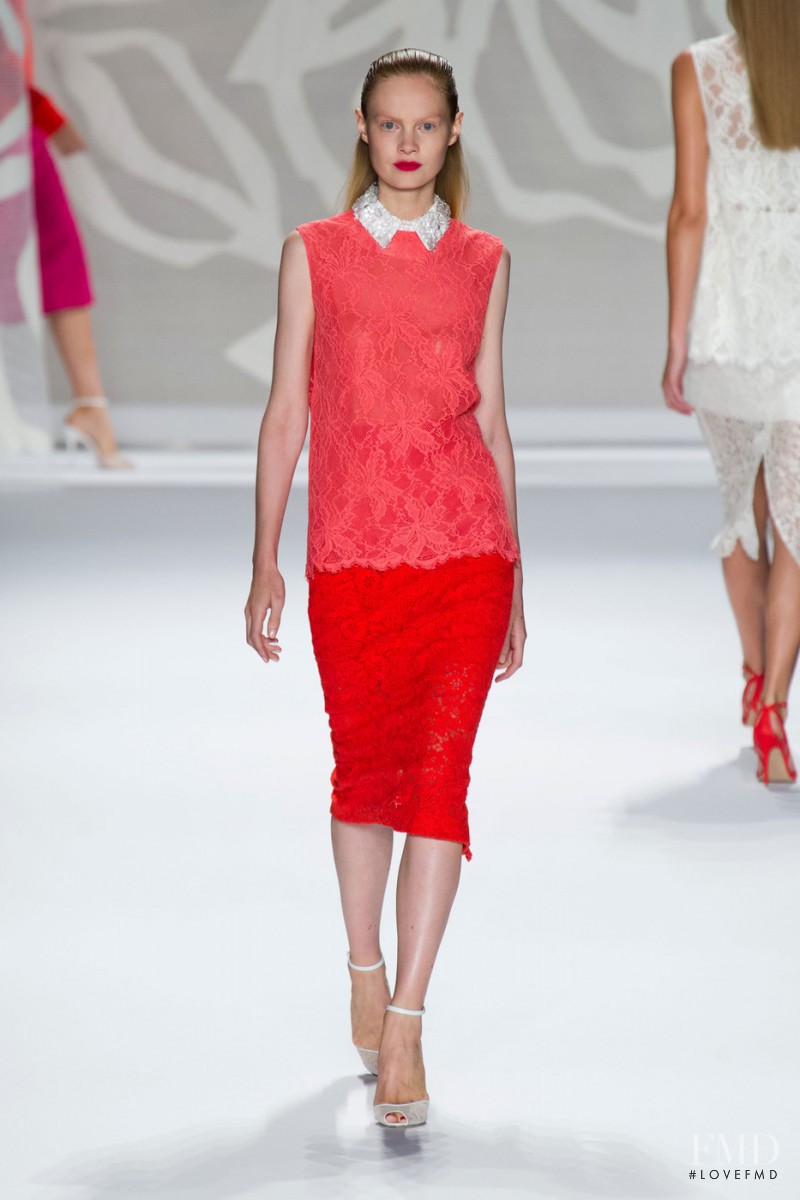 Monique Lhuillier fashion show for Spring/Summer 2014