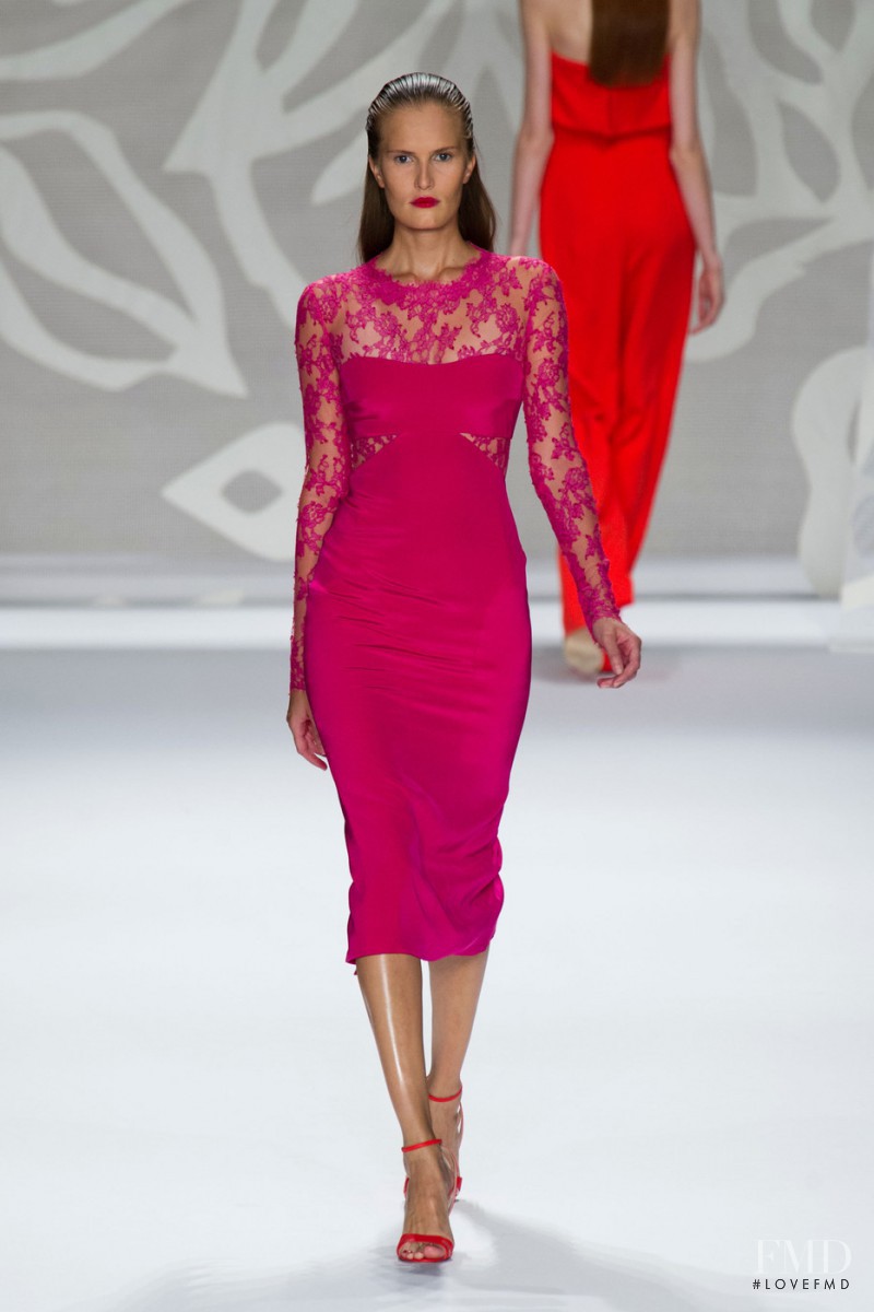 Monique Lhuillier fashion show for Spring/Summer 2014