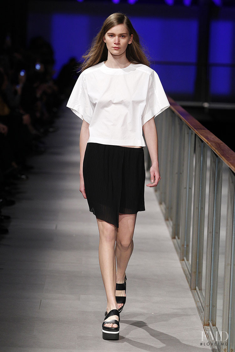 Nele Kenzler featured in  the Mango fashion show for Autumn/Winter 2014