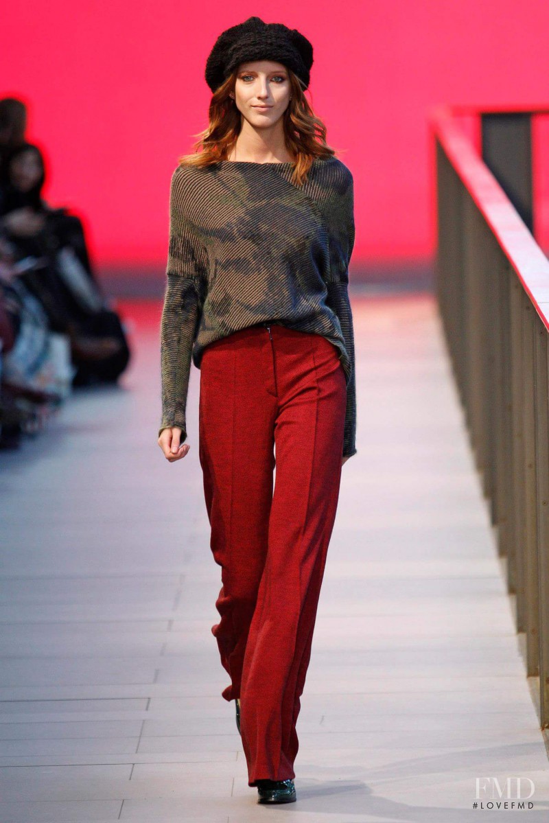 Iris Egbers featured in  the Aldomartins fashion show for Autumn/Winter 2014