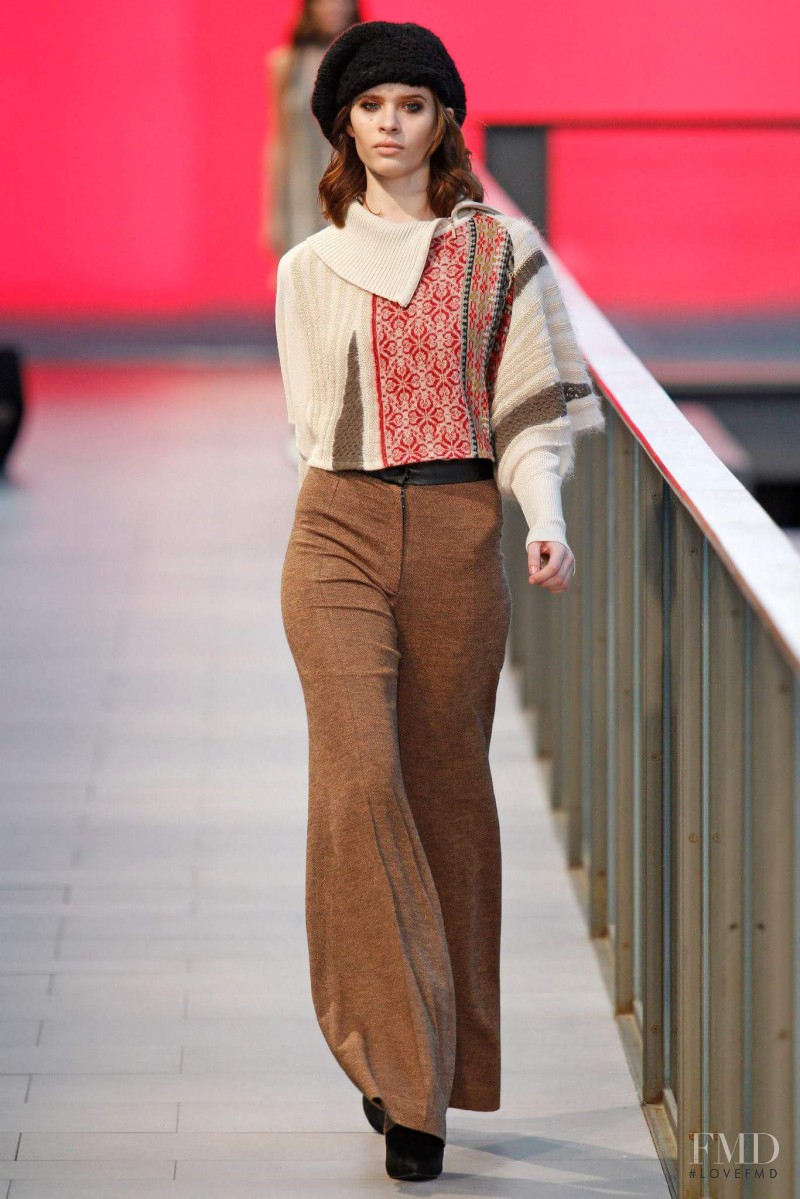 Carolina Ballesteros featured in  the Aldomartins fashion show for Autumn/Winter 2014