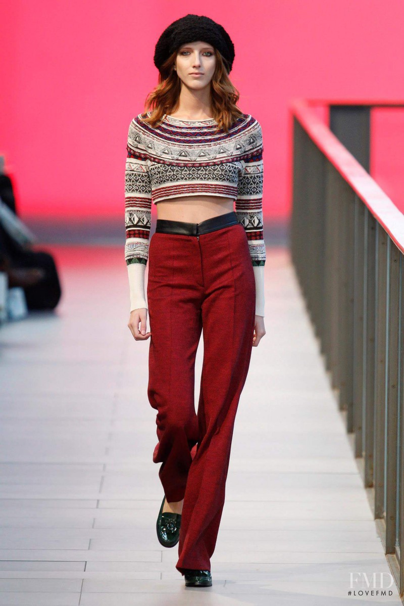 Iris Egbers featured in  the Aldomartins fashion show for Autumn/Winter 2014