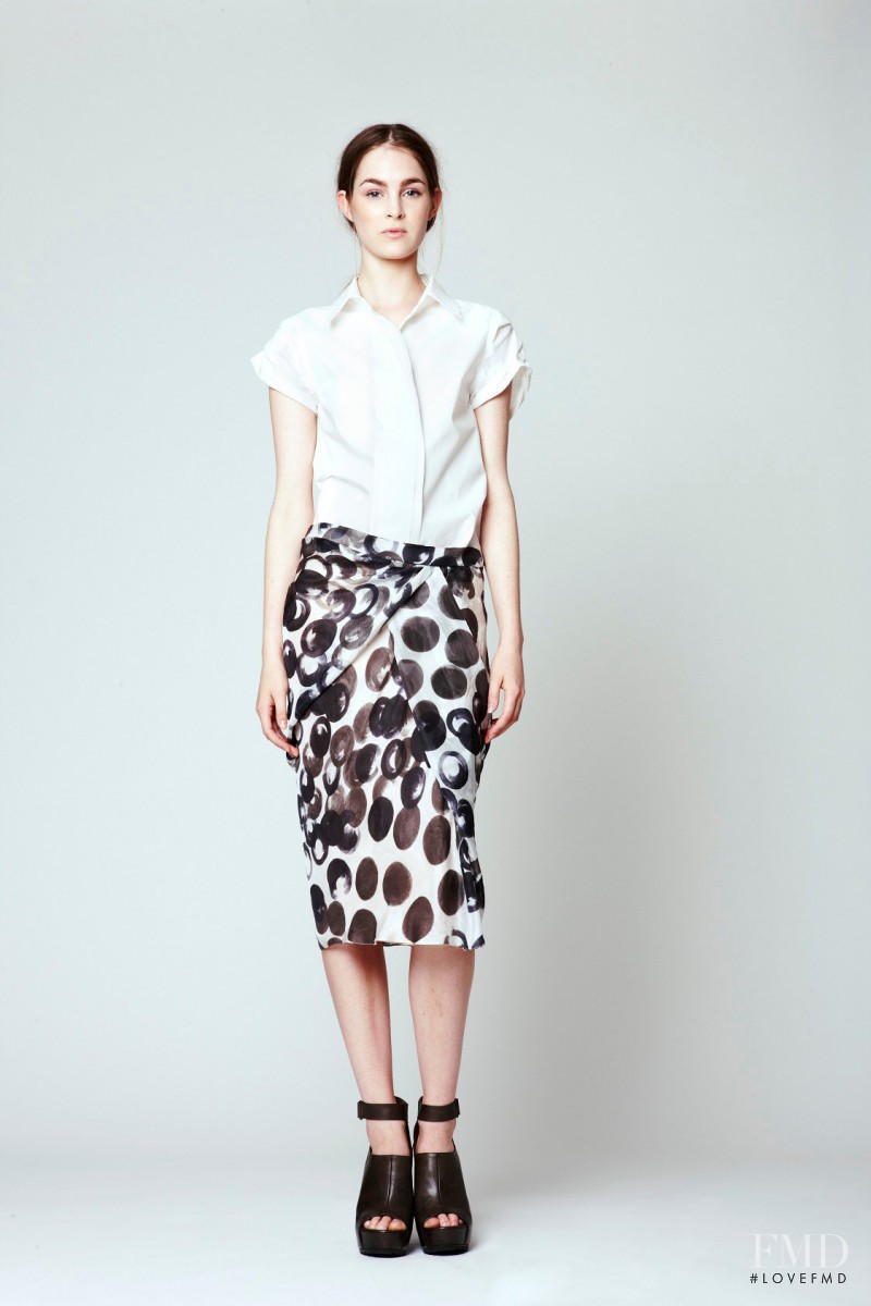 Laura Love featured in  the Vera Wang fashion show for Resort 2012