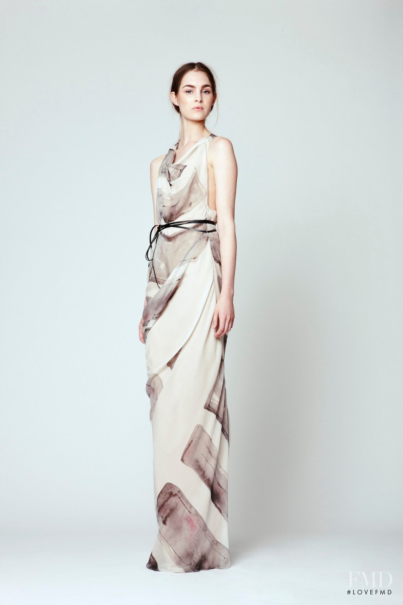 Laura Love featured in  the Vera Wang fashion show for Resort 2012