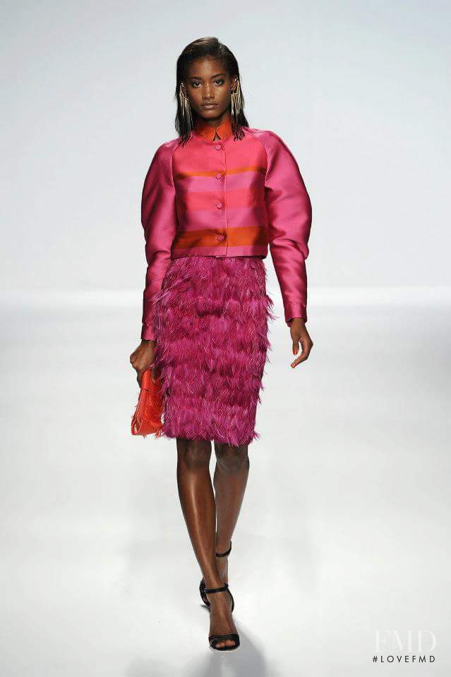 Melodie Monrose featured in  the 1A Classe Alviero Martini fashion show for Spring/Summer 2013