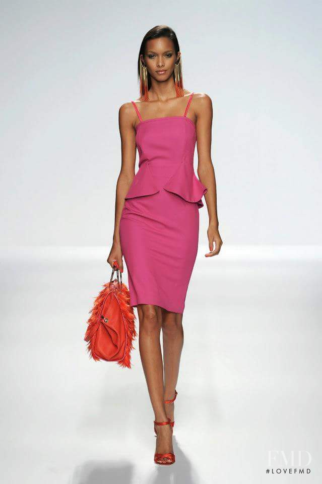 Lais Ribeiro featured in  the 1A Classe Alviero Martini fashion show for Spring/Summer 2013