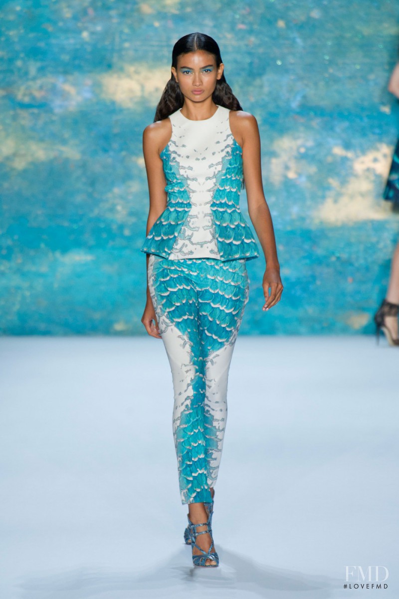 Monique Lhuillier fashion show for Spring/Summer 2013