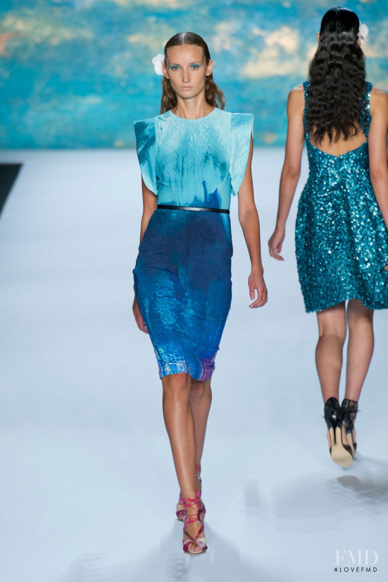 Monique Lhuillier fashion show for Spring/Summer 2013