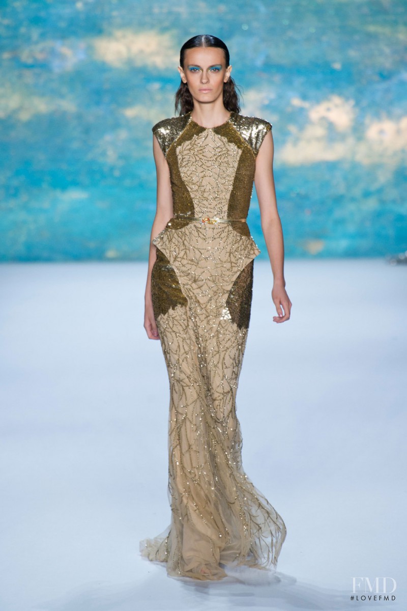 Monique Lhuillier fashion show for Spring/Summer 2013